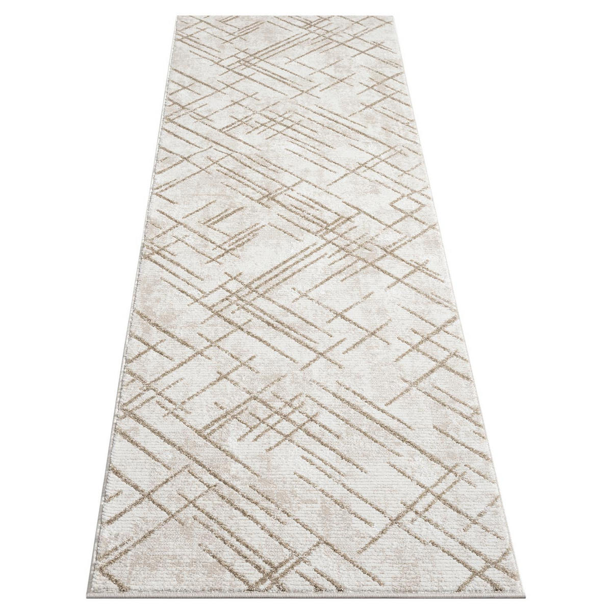 KURZFLOR-TEPPICH Antik 245 Creme 80x300 cm - Creme, Textil (80/300cm) - carpet city