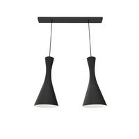 HÄNGELEUCHTE - Schwarz, Metall (20/70/120cm) - Lumicom