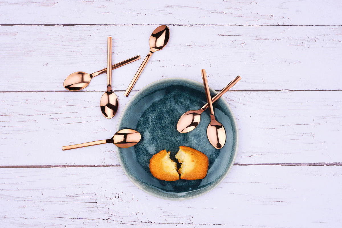 LÖFFEL 6er-Set Emund - Kupfer - Kupferfarben, Metall - Björn