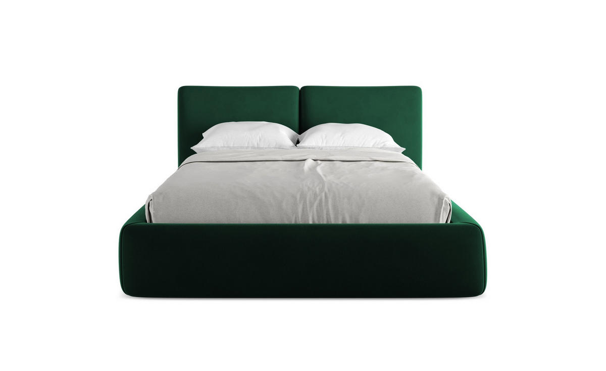 POLSTERBETT mit Bettkasten und Lattenrost 160x228 Violett - Lila/Flieder, Kunststoff/Textil (140/200cm) - Makamii