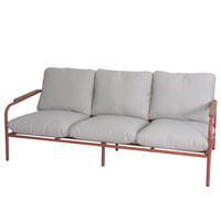 GARTENBANK Rot - Rot, Metall (184/81/81cm) - MCW