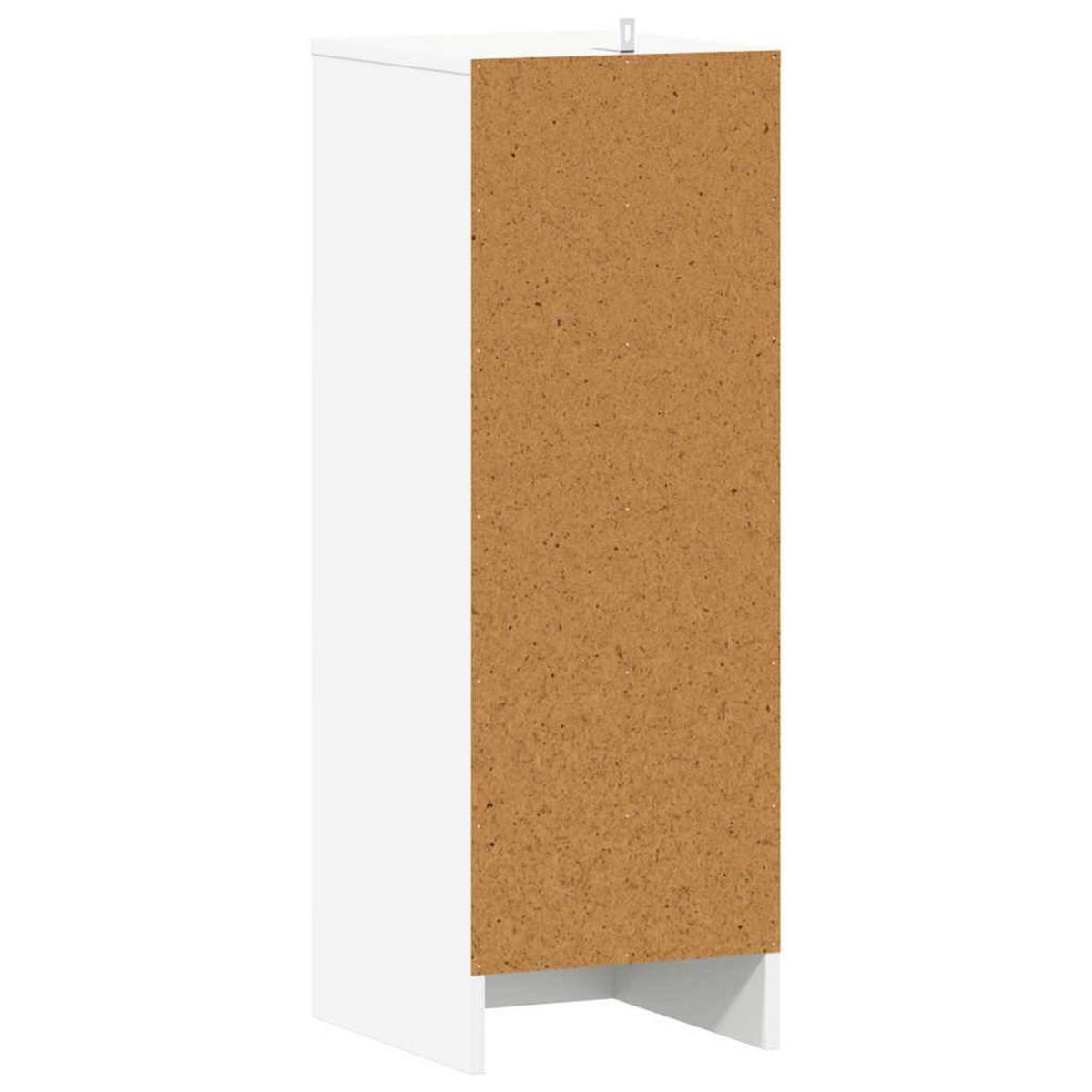 SCHUHSCHRANK Weiss 32/35/92 Cm Holzwerkstoff - Weiß, Holzwerkstoff (35/92/32cm) - vidaXL