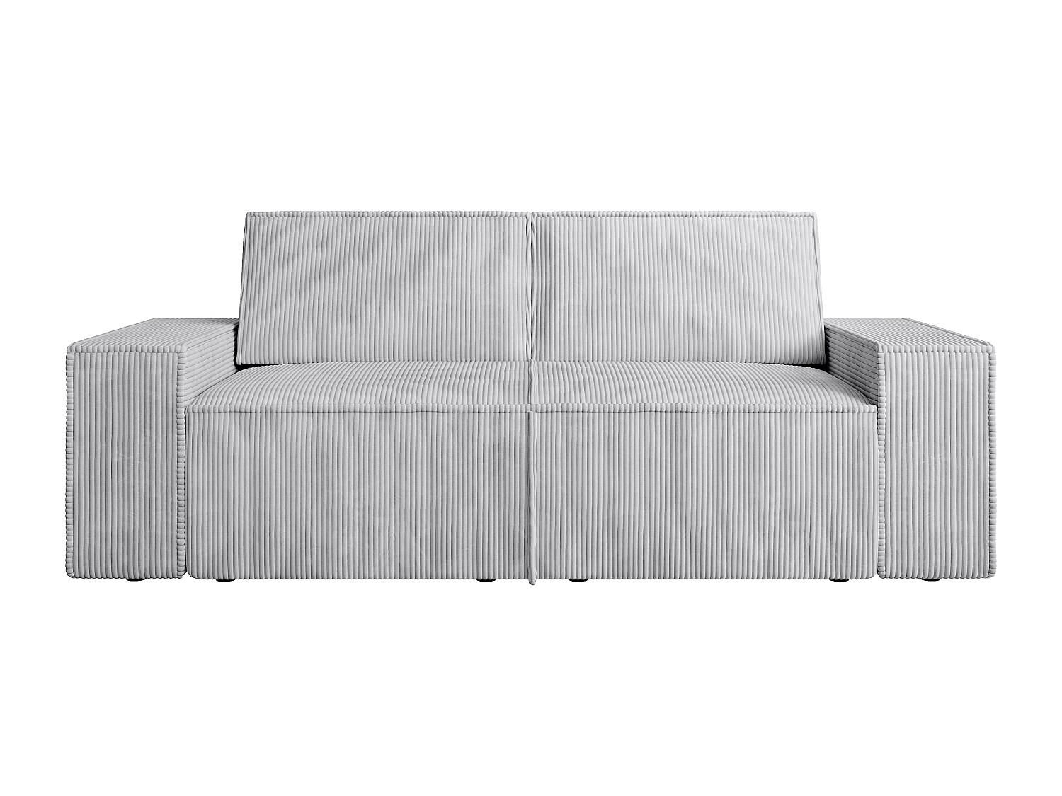 Vente-Unique Sofa Hellgrau 210x85x95 cm