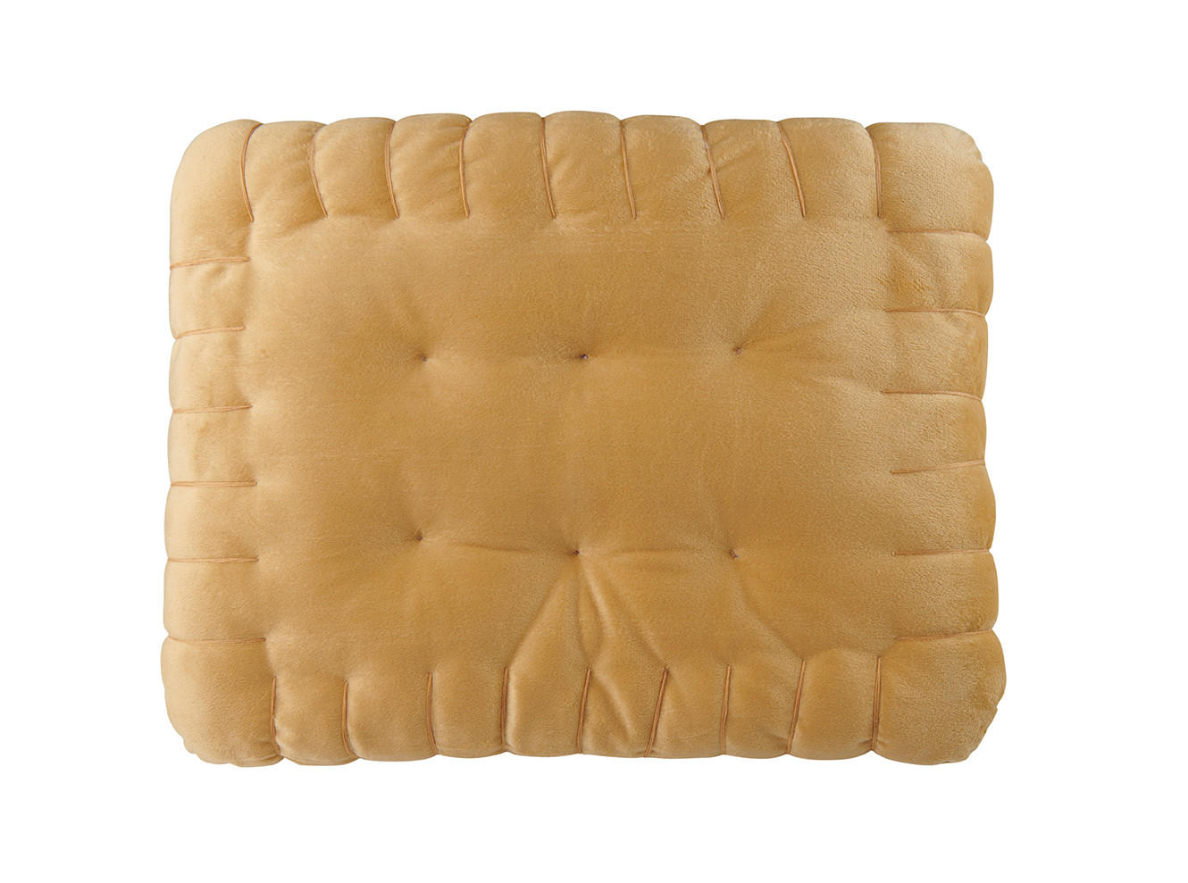 ZIERKISSEN Butterkeks Keks 40 x 30 cm - Beige, Textil (30/40/10cm) - United Labels