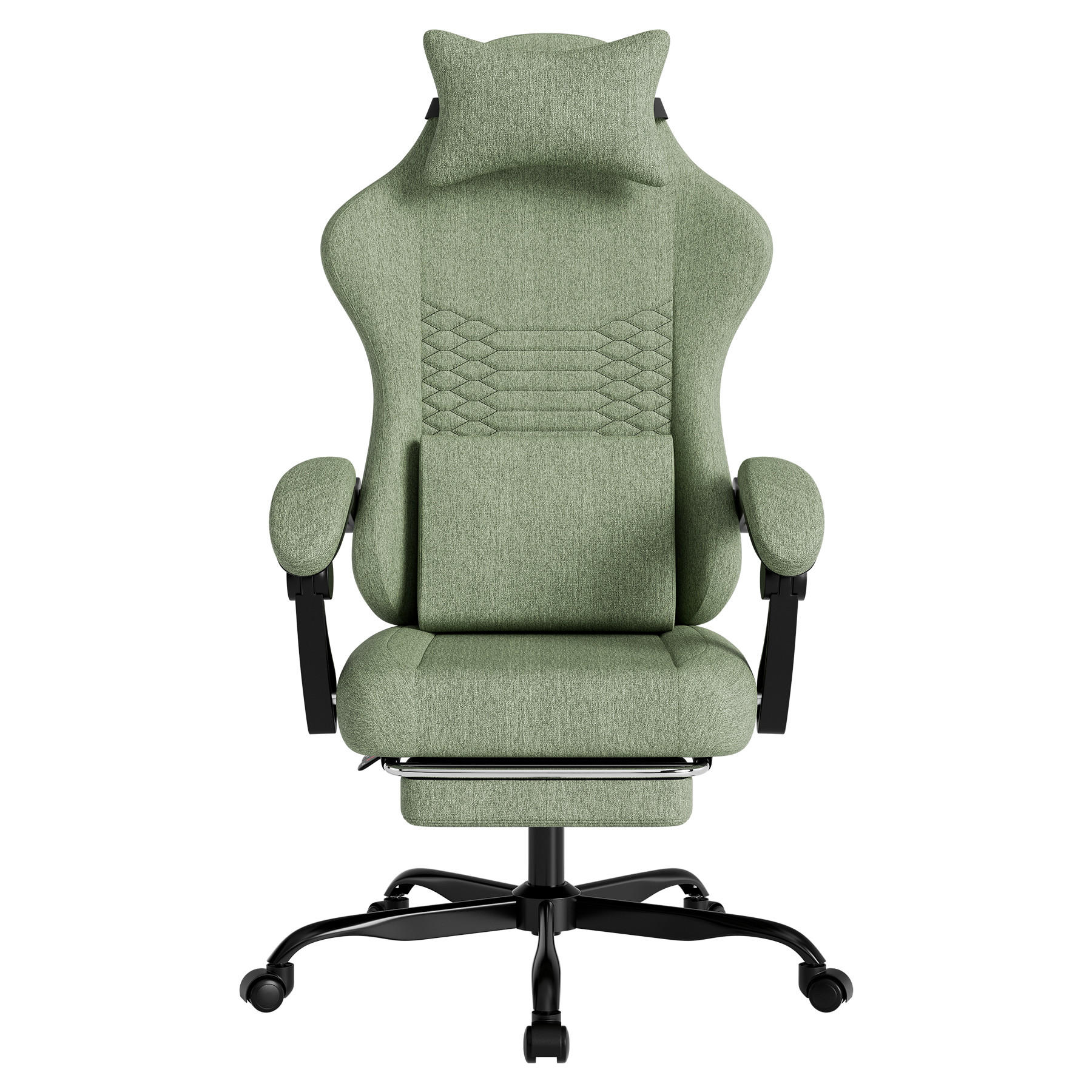 GAMINGSTUHL Grün 58,5/63/120,5 cm - Grün, Metall (58.5/120.5/63cm) - PANGIVO