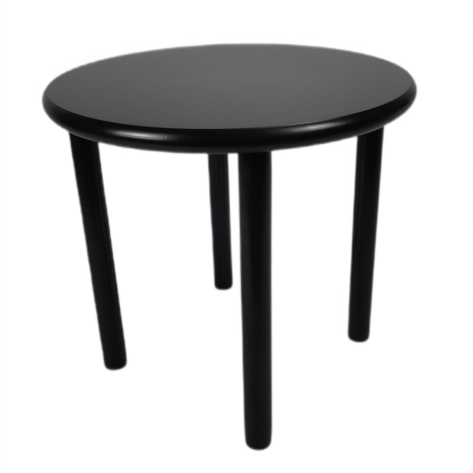 COUCHTISCH Holzoptik Schwarz Rundtisch 45x42 cm - Schwarz, Holzwerkstoff (45/45/42cm) - Begryf