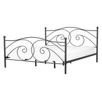 METALLBETT 140/200cm Schwarz Dinard - Schwarz, Metall (140/200cm) - Beliani