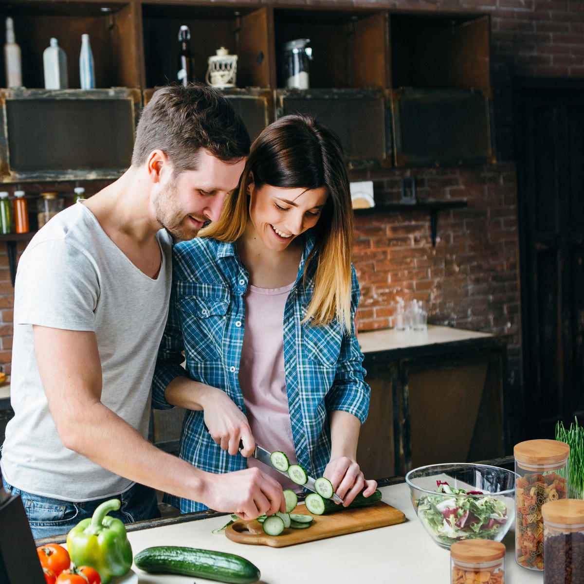 3xVORRATSGLAS - Transparent, Glas/Holz (10/22/10cm) - Relaxdays
