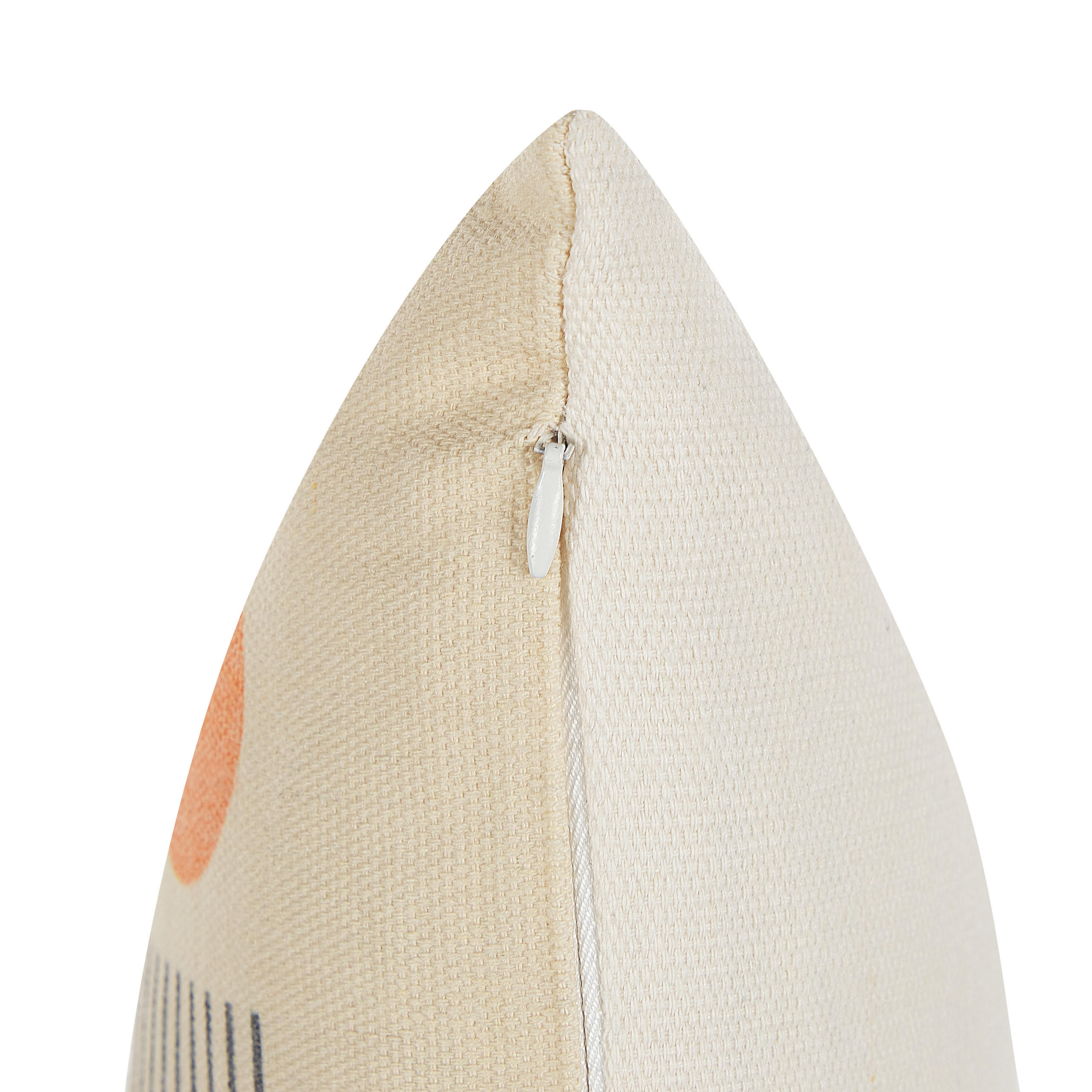 DEKOKISSEN 2er-Set Beige 45/45 cm Calibrachoa - Beige, Textil (45/45cm) - Beliani