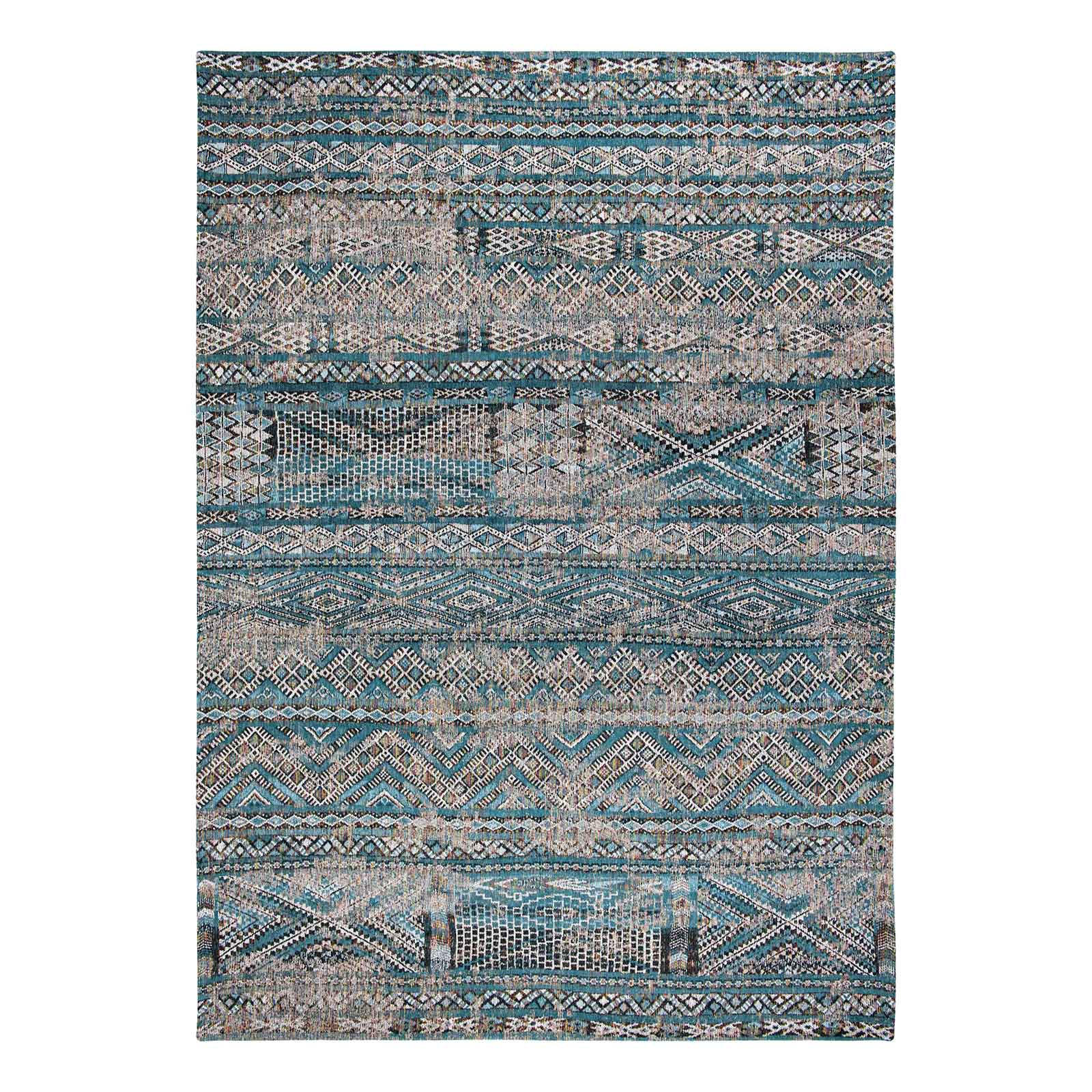 TEPPICH Flachgewebe BLUE ANTIK Blau 240 x 340 cm - Blau, Textil (240/340cm) - Novatrend