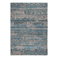 TEPPICH Flachgewebe BLUE ANTIK Blau 240 x 340 cm - Blau, Textil (240/340cm) - Novatrend