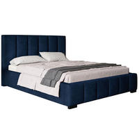 BETT Blau BEN 1 180x200 cm - Dunkelblau, Textil (180/200cm) - Sepro Meble