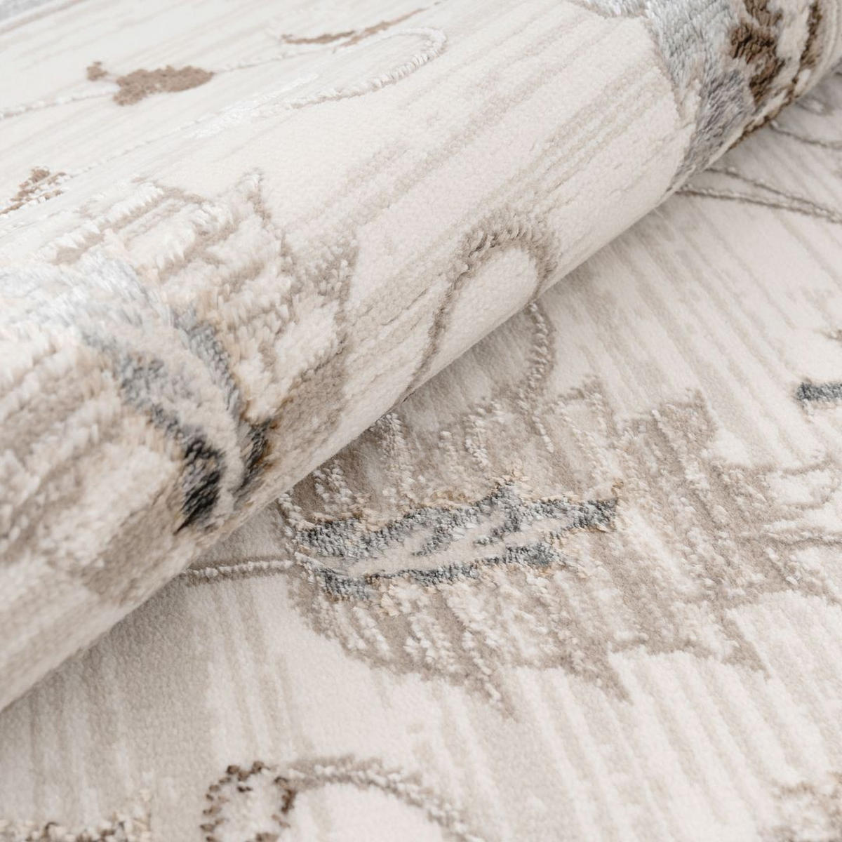 VINTAGE-TEPPICH Antares Eshana Beige - Beige, Textil (160/231cm) - Kukoon Rugs