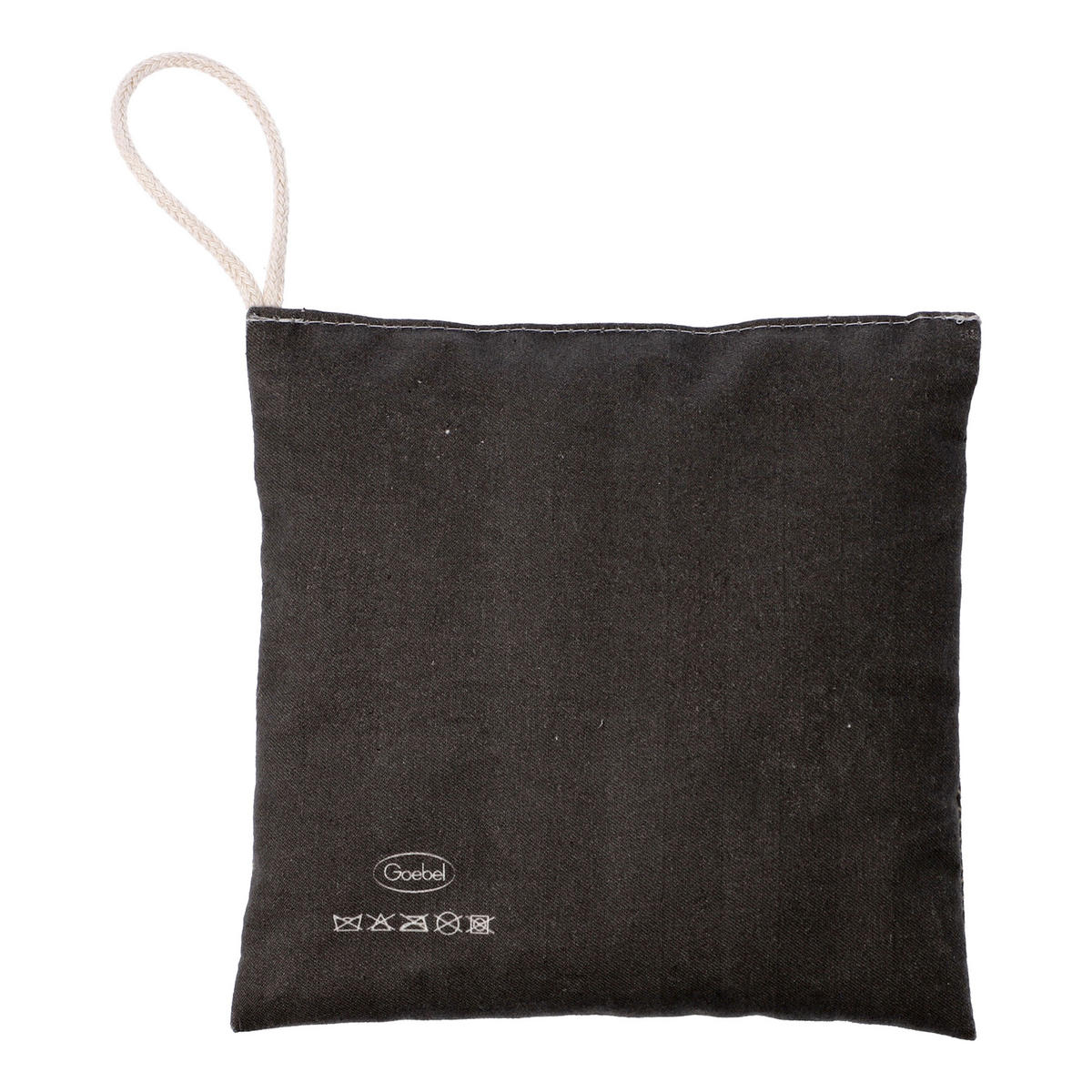 LAVENDELKISSEN, Blume des Lebens Schwarz, Yin Yang, Baumwolle, Bunt, 14 x 14 cm - Multicolor, Textil (14/14/1.5cm) - Goebel