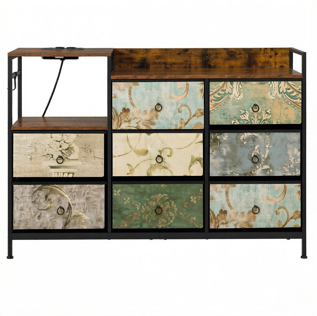 Ivmeu Kommode Mehrfarbig 29x88x132 cm