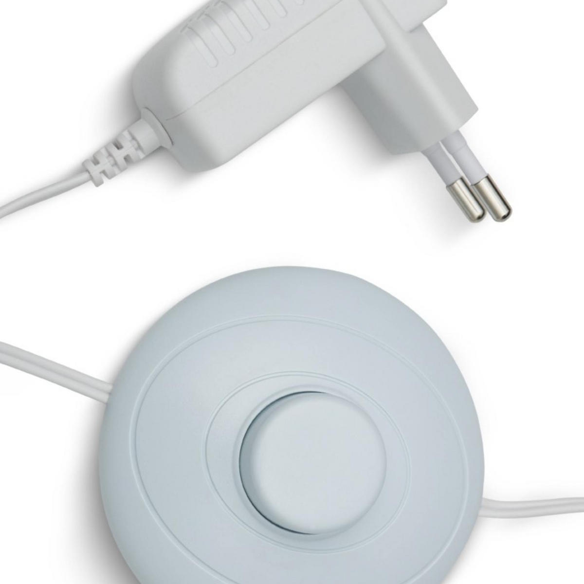 STEHLAMPE TIFER, Weiß - Weiß, Kunststoff (30/30/155cm) - KONSIMO®