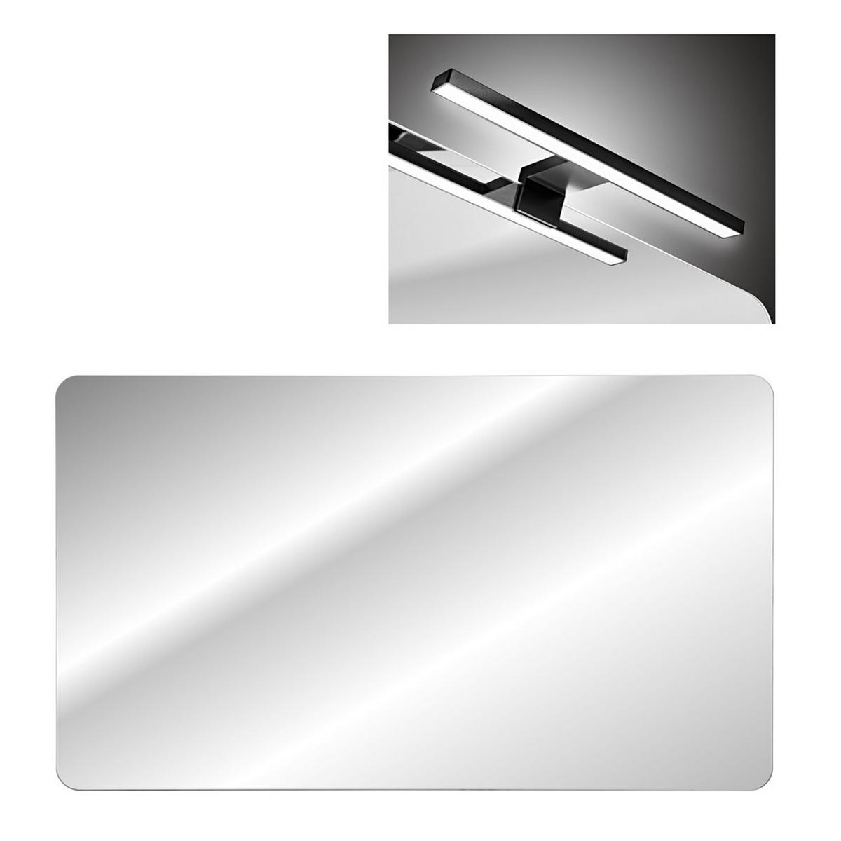 BADMÖBEL-SET 3-TLG. Xanten-56 - Braun, Holzwerkstoff (171/200/47cm) - Lomado