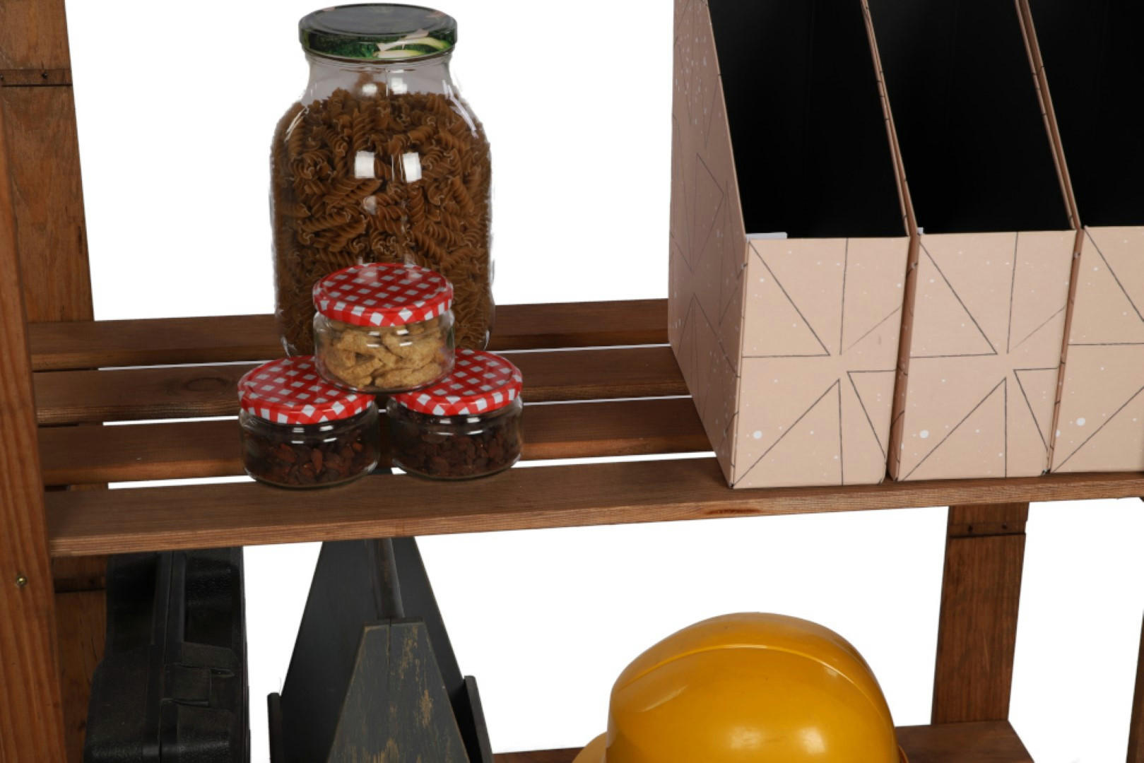 HOLZREGAL PINEPEAK 90x80x28cm 3 Fachboden 1,2cm dickes Kiefernholz Braun - Braun, Holz (80/90/28cm) - PROREGAL