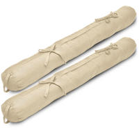 ZUGLUFSTOPPER Viento 10x100cm Creme (2tlg) - Creme, Textil (10/100cm) - Beautissu 