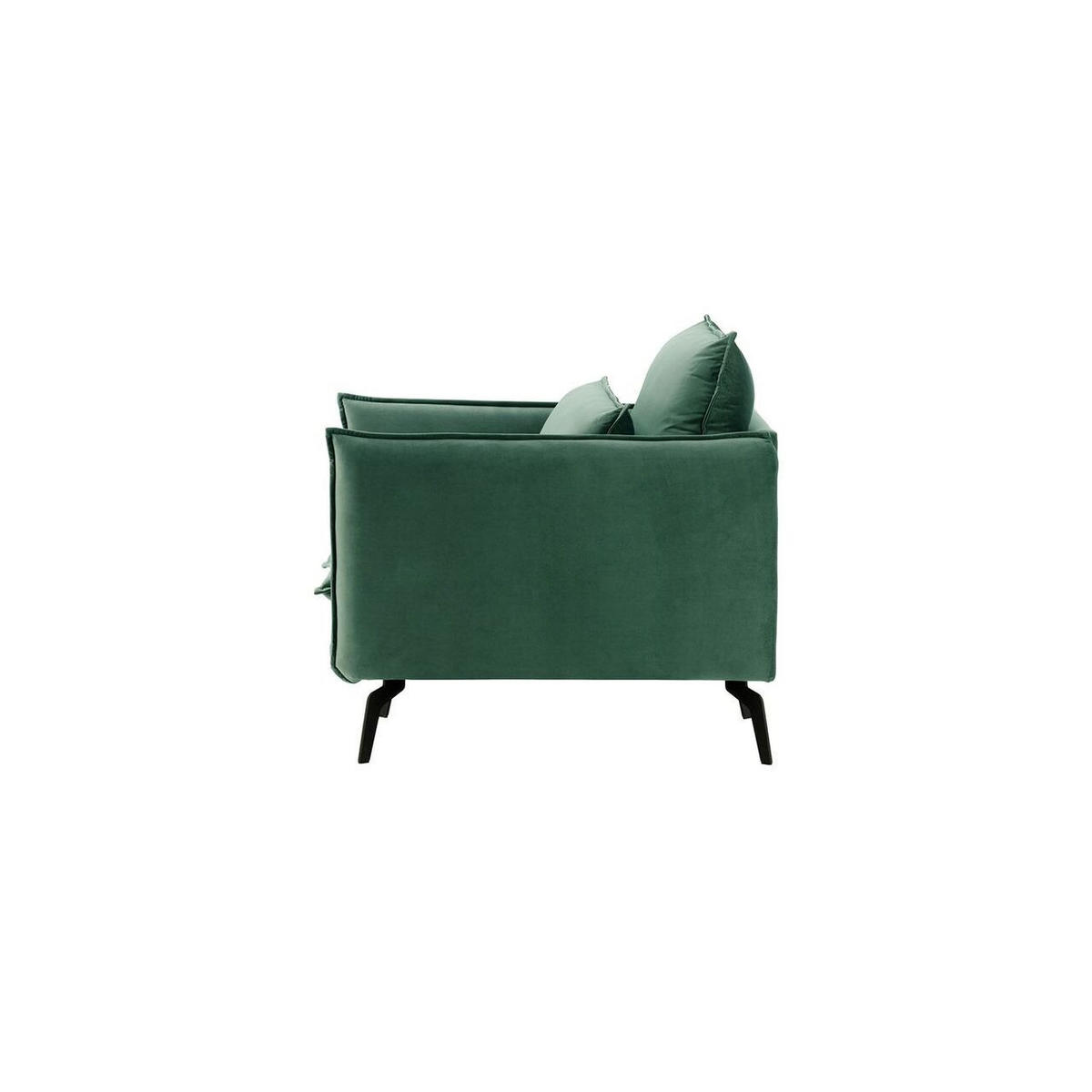 SESSEL Layla-Velluto 12 - Blau, Holz/Textil (105/95/98cm)