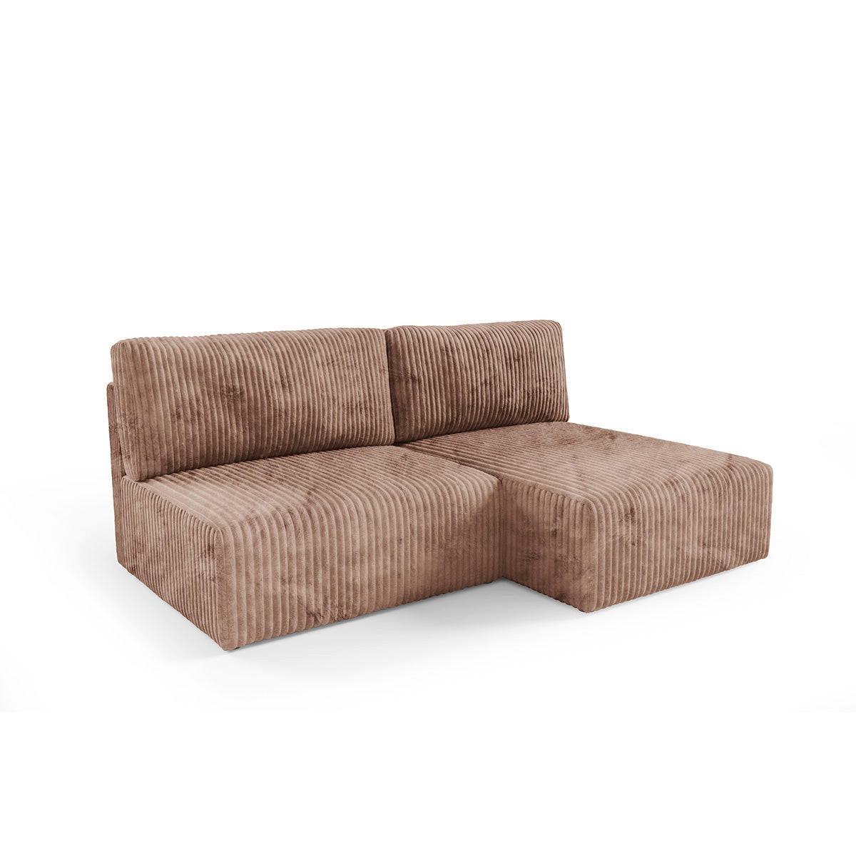 Petits-meubles Ecksofa Braun 210x149 cm