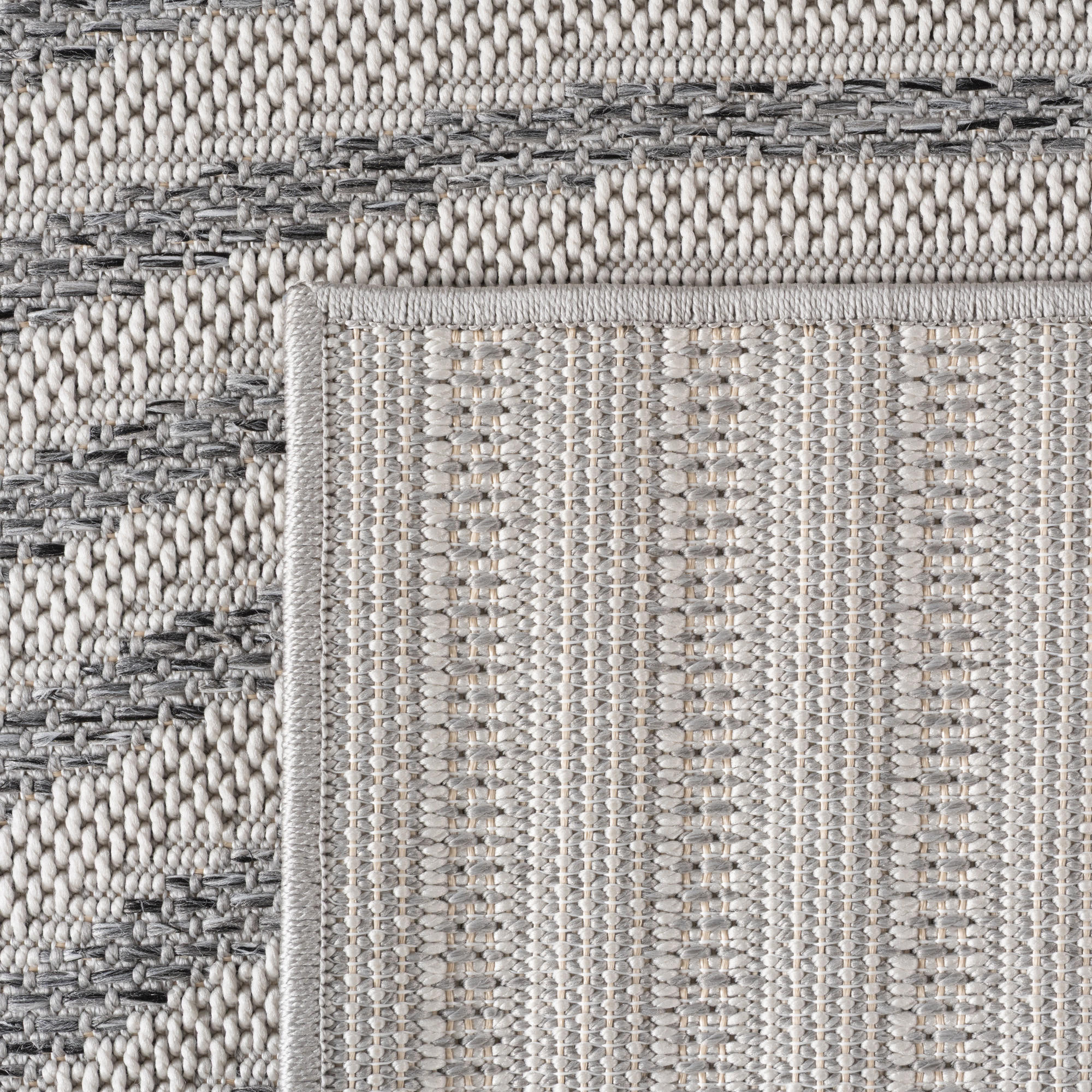 Thumbnail - Kadima Design Teppich, Grau, Textil, Ethno, Rechteckig, 80x150 cm, pflegeleicht, Teppiche & Böden, Teppiche, Outdoortepp...