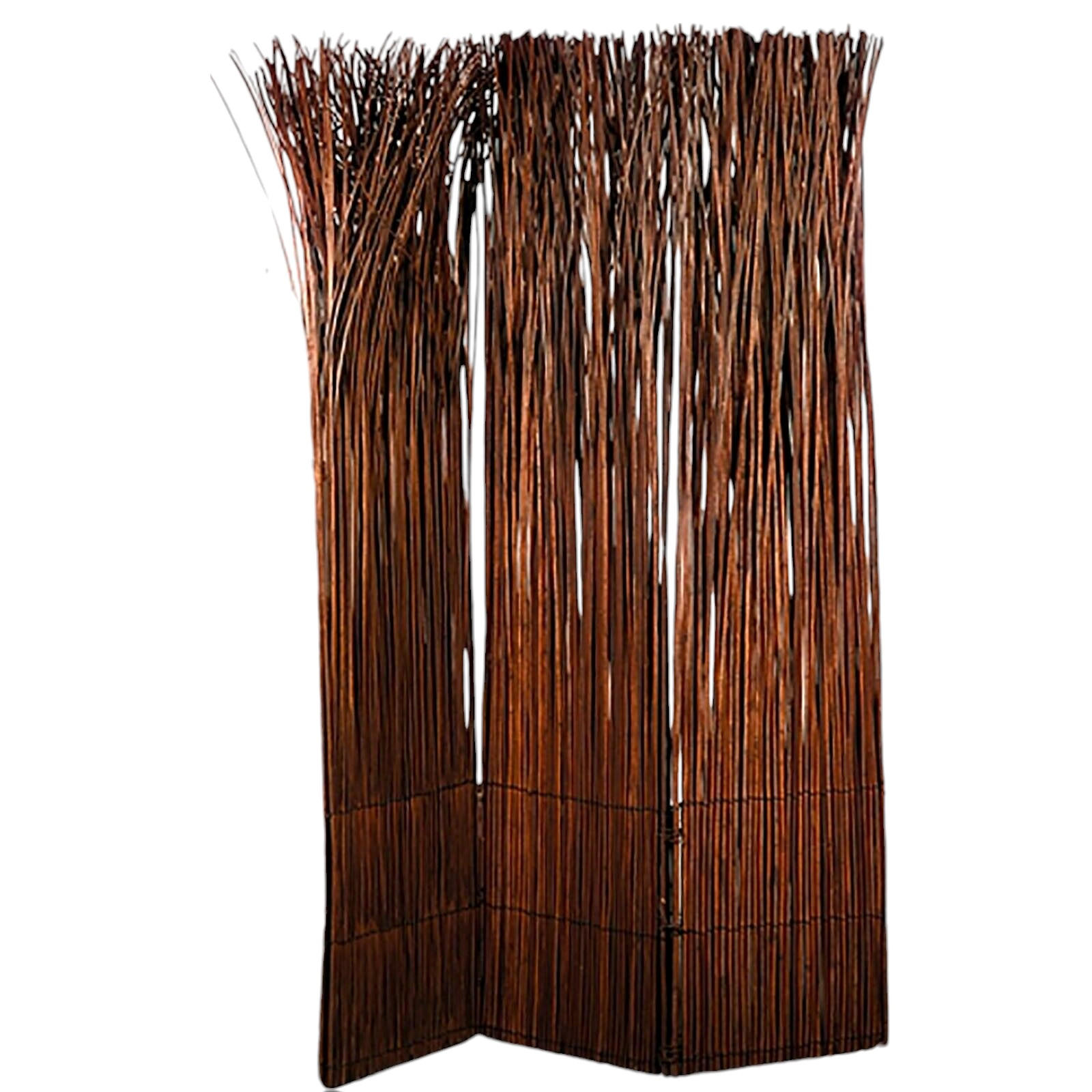 RAUMTEILER Nature Weidenholz braun - Braun, Naturmaterialien (120/160/3cm) - DESIGN DELIGHTS