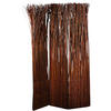 RAUMTEILER Nature Weidenholz braun - Braun, Naturmaterialien (120/160/3cm) - DESIGN DELIGHTS