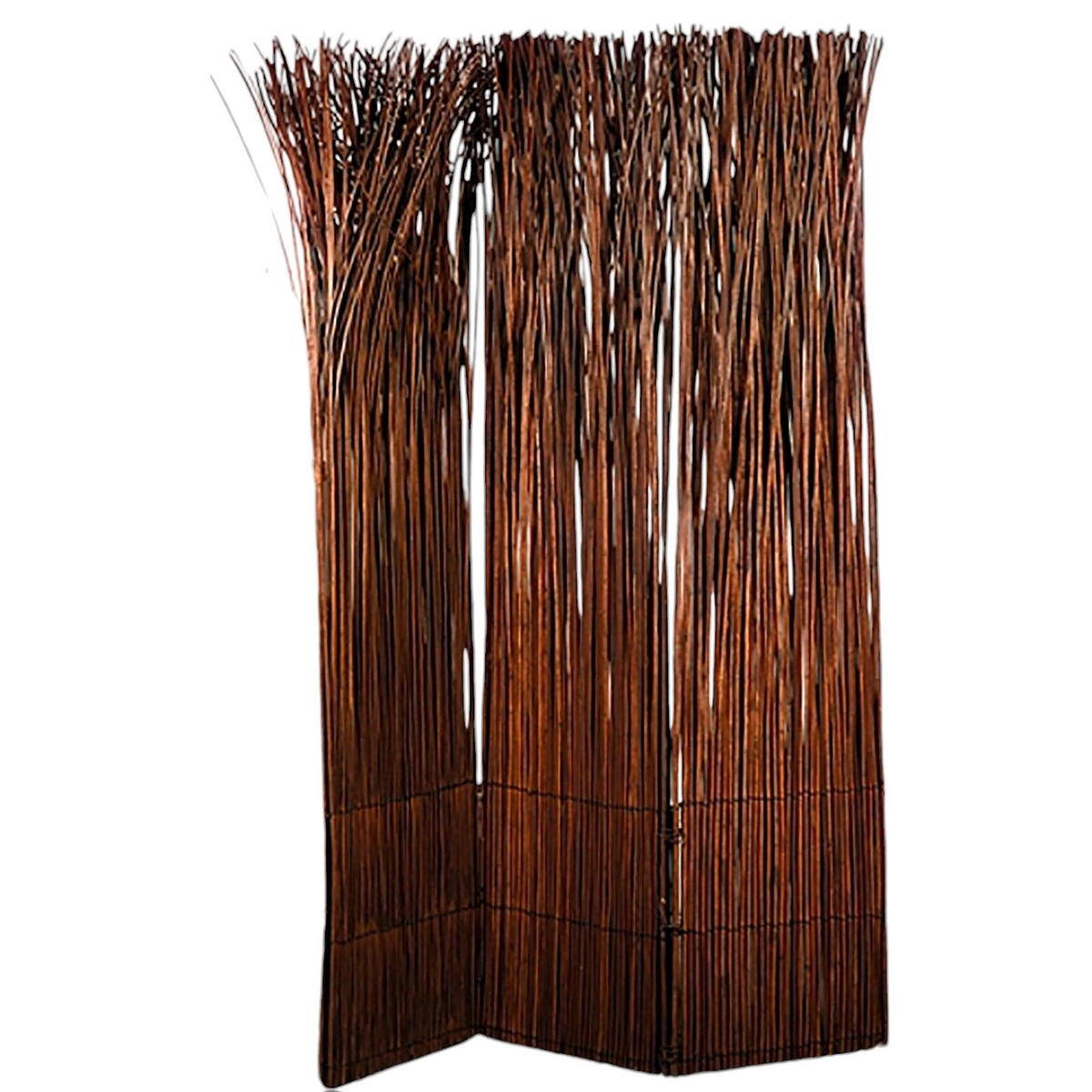 RAUMTEILER Nature Weidenholz braun - Braun, Naturmaterialien (120/160/3cm) - DESIGN DELIGHTS