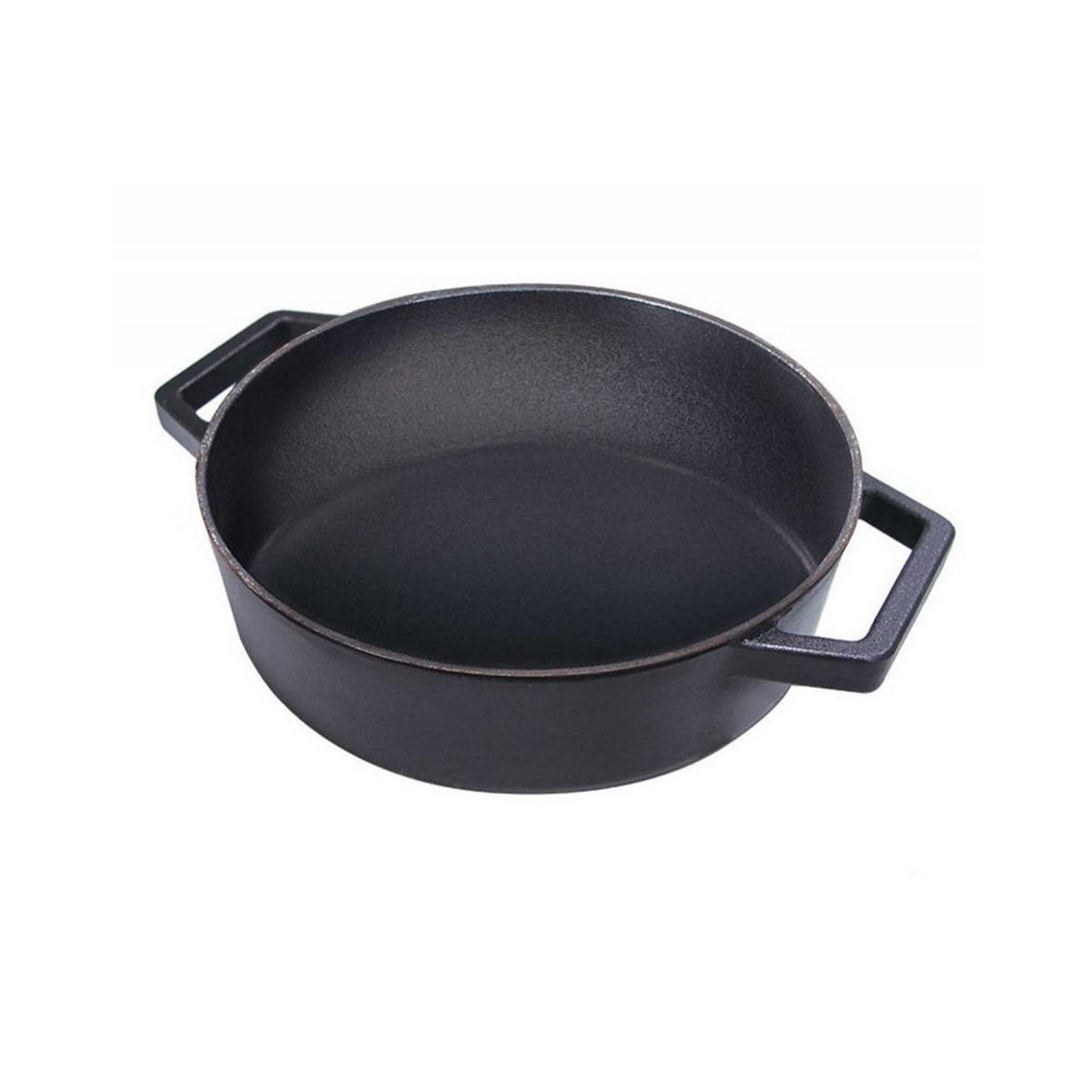 GUSSEISENBRÄTER 4,6l 30077 - Schwarz, Metall (30/22/12cm) - Berlinger Haus