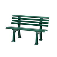 GARTENBANK Antigua 2 Sitzer Grün 74 x 120 x 54 cm Witterungskunststoff & UV Beständiger Kunststoff - Grün, Kunststoff (120/74/54cm) - PROREGAL
