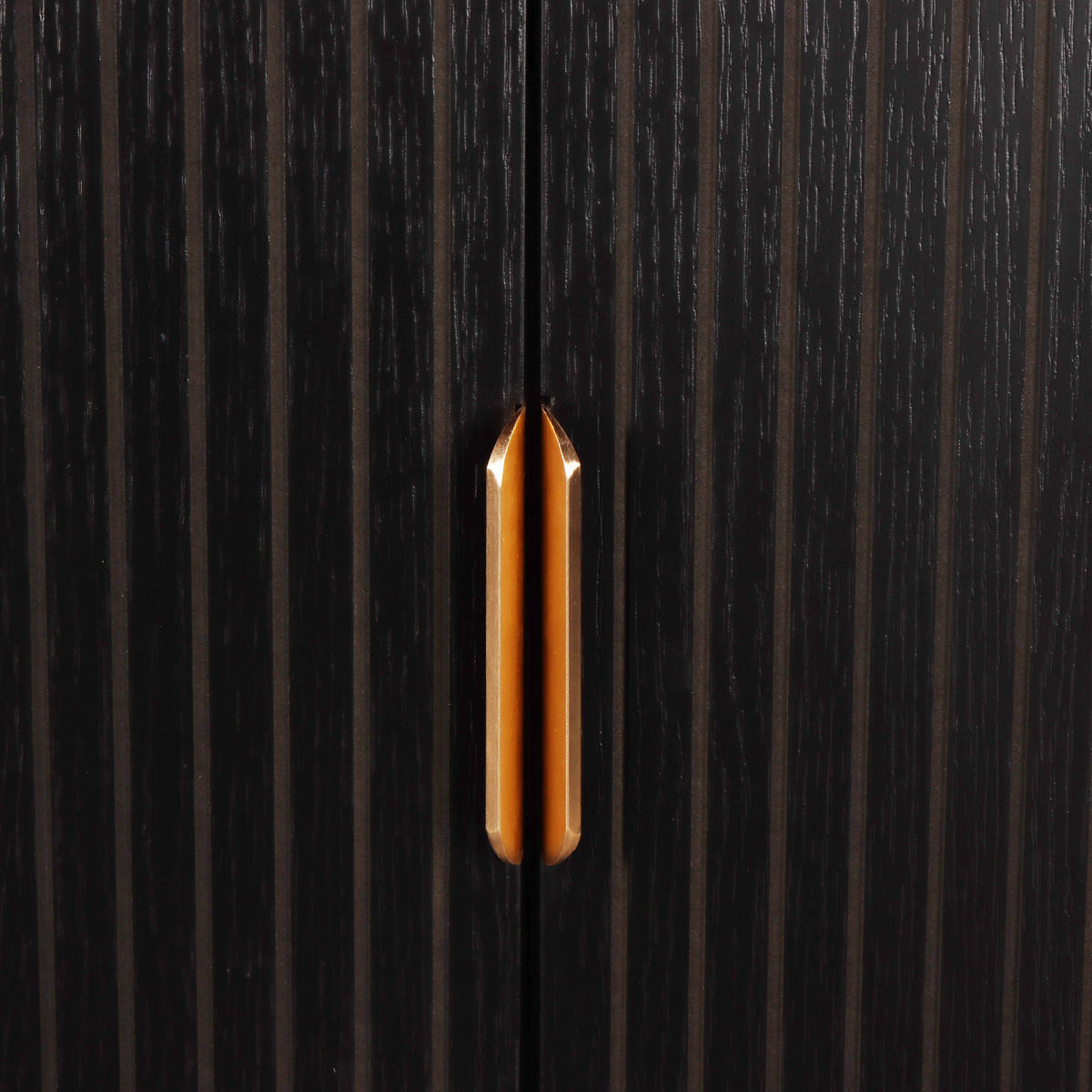 SIDEBOARD, Schwarz - Schwarz, Holz (40/75/160cm) - Oviala