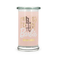 DUFTKERZE Barbie - Rosa, Glas/Naturmaterialen (18.1cm)
