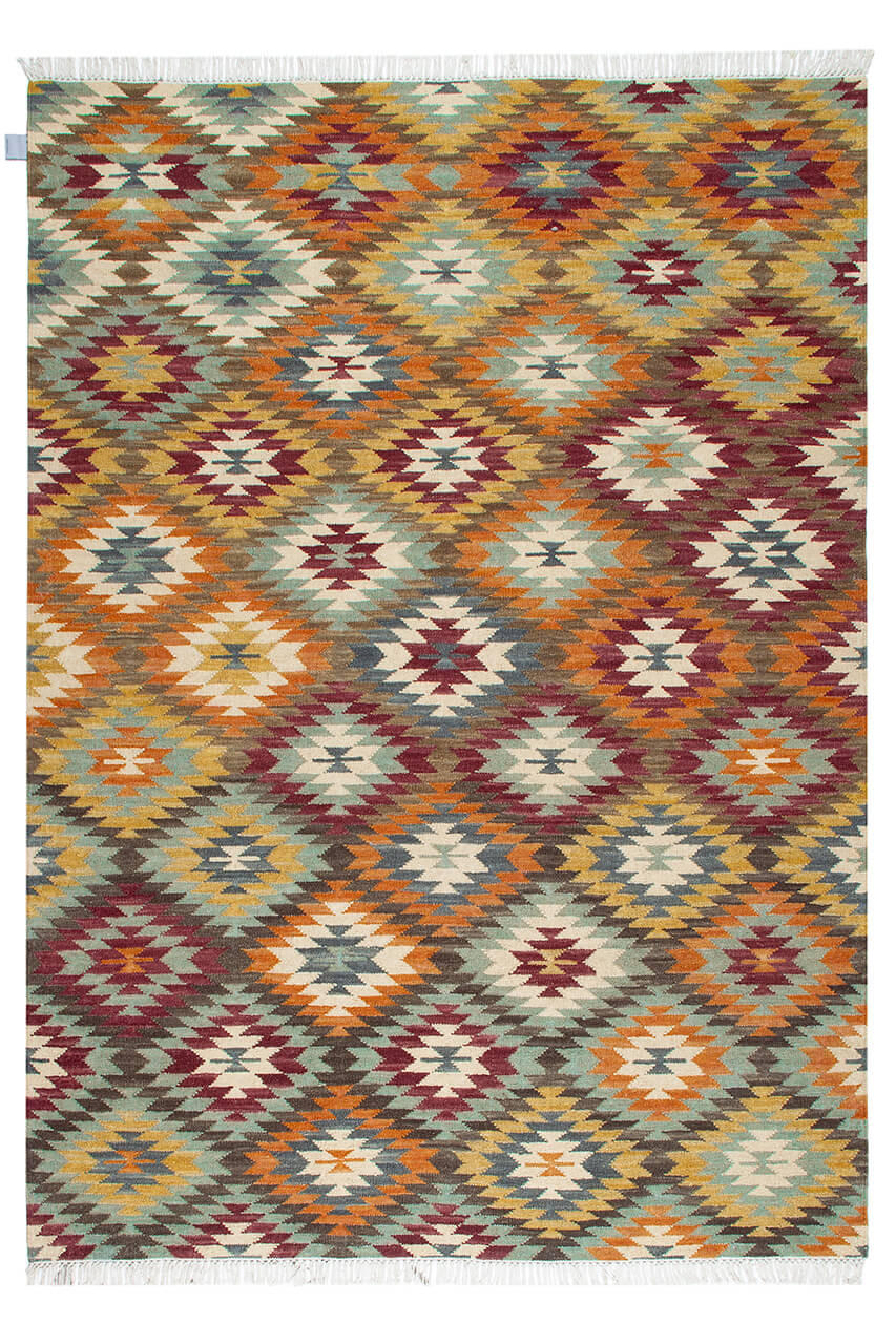 TEPPICH handgewebt Kelim Orient Wolle SOLAS Mehrfarbig 160 x 230 cm - Multicolor, Naturmaterialien (160/230cm) - Novatrend
