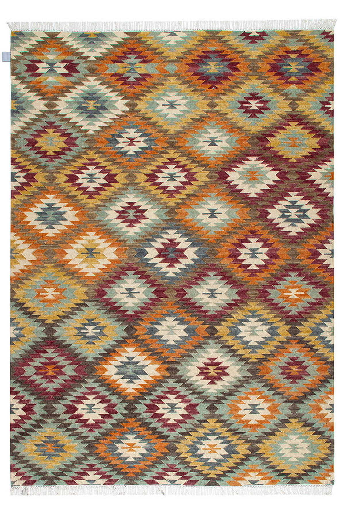 TEPPICH handgewebt Kelim Orient Wolle SOLAS Mehrfarbig 100 x 160 cm - Multicolor, Naturmaterialien (100/160cm) - Novatrend