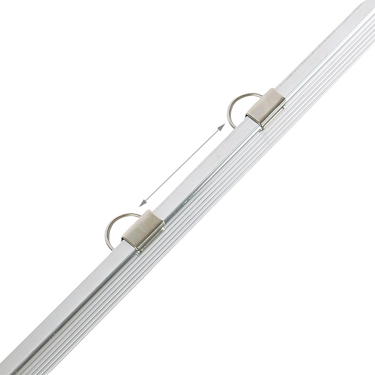 WHITEBOARD Set - Weiß, Kunststoff/Metall (40/30/5cm) - Relaxdays