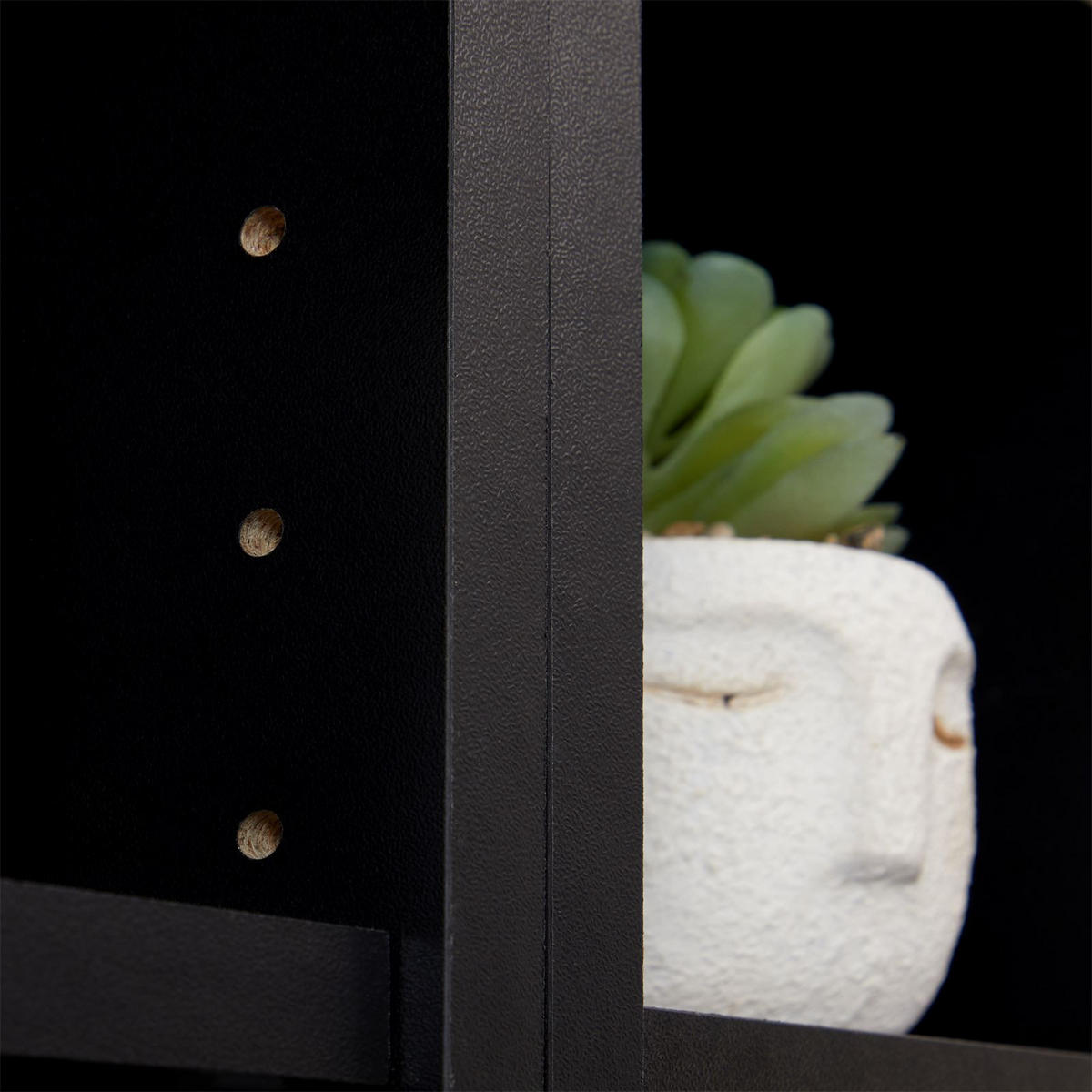 CD/DVD- REGAL CHART SCHWARZ - Schwarz, Holzwerkstoff (20/186/17cm) - CARO-Möbel