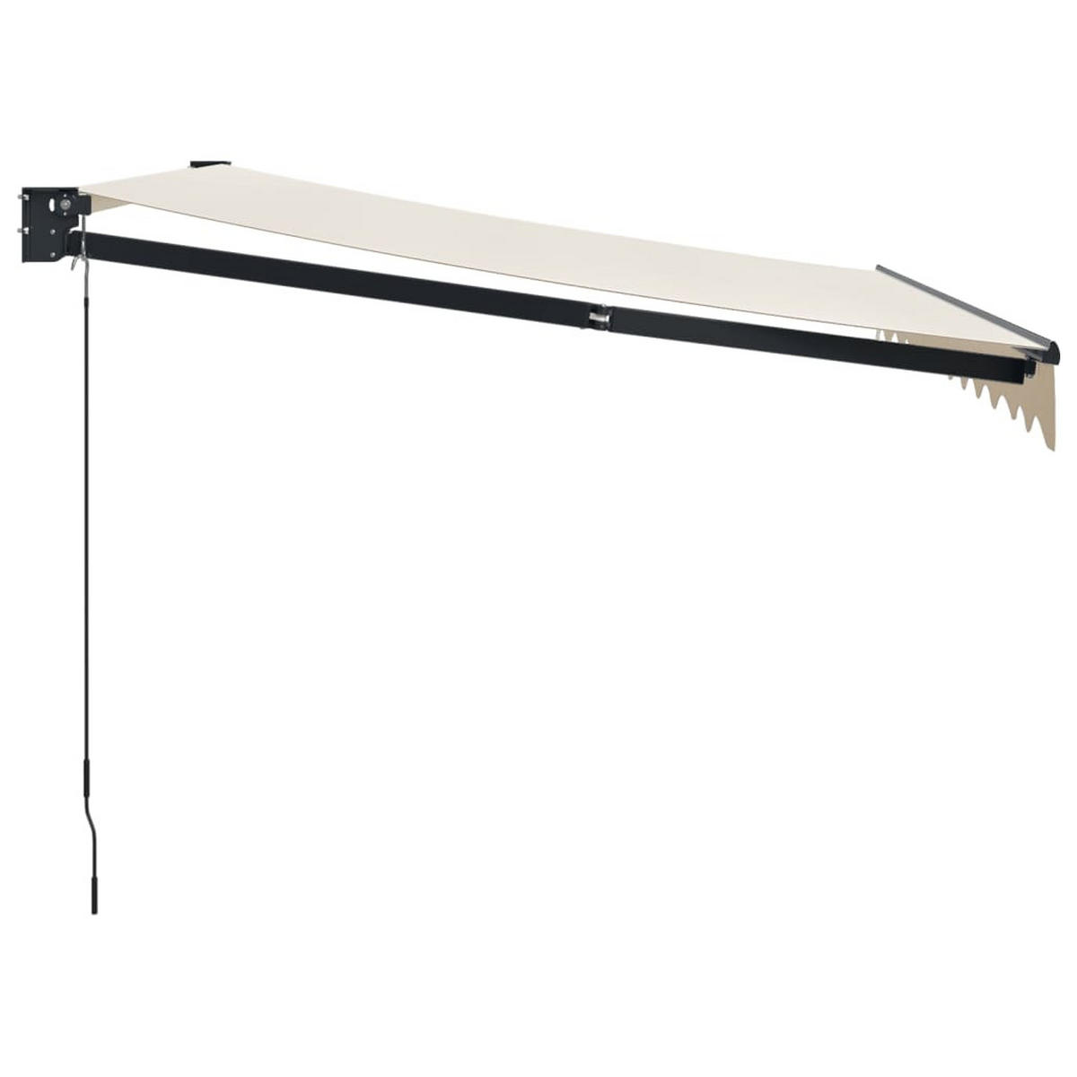 MARKISE Einziehbar Creme 3x2,5 m Stoff und Aluminium - Creme, Textil (300/1/250cm) - furnicato