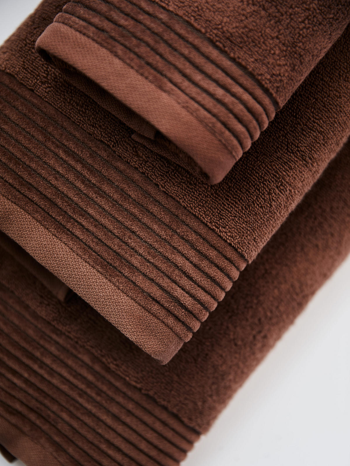 DUSCHTUCH Chocolate Embrace, 70x140cm, Baumwolle, Braun - Braun, Textil (70/140cm) - SOWL
