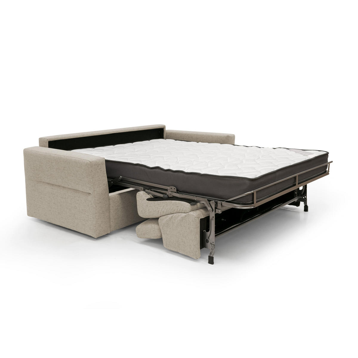 SCHLAFSOFA Avalon - Beige, Textil (180/100/95cm) - Divani.store
