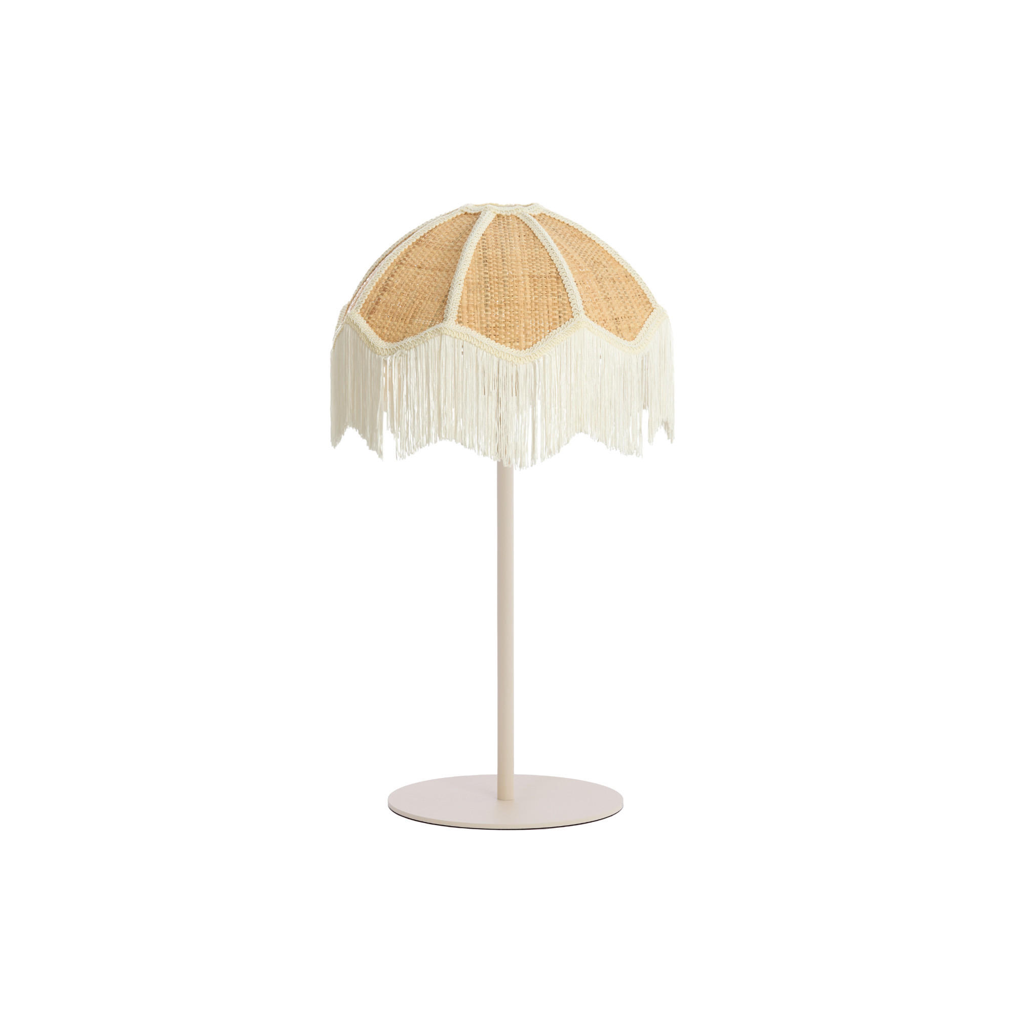 TISCHLAMPE Renato/Sulina Sand, Natürlich 35/35/52 cm - Sandfarben/Naturfarben, Metall (35/35/52cm) - Light & Living