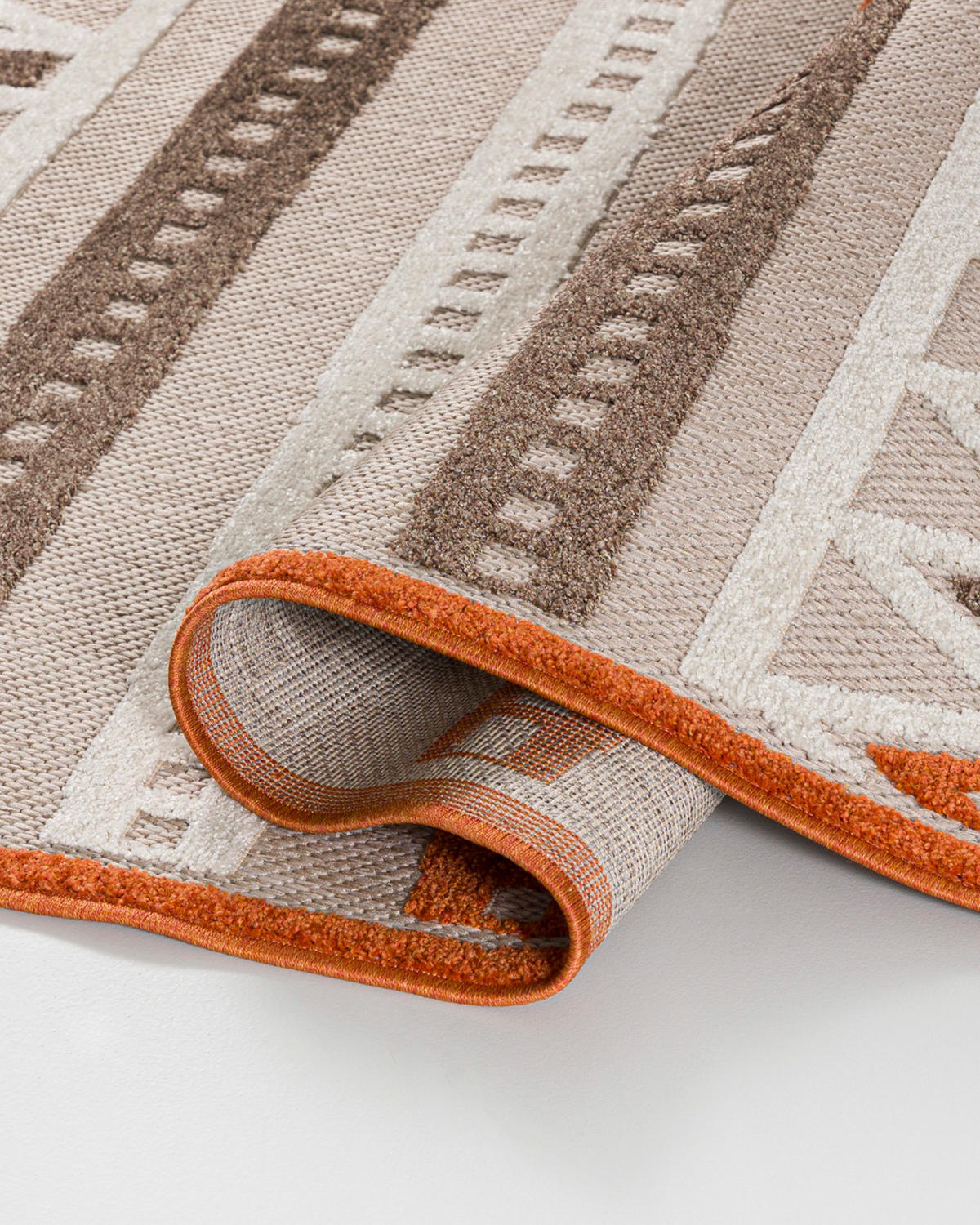 TEPIH bež cappuccino krem - 250 x 350 cm - narančasta/višebojno, tekstil (250/350cm) - Mazovia