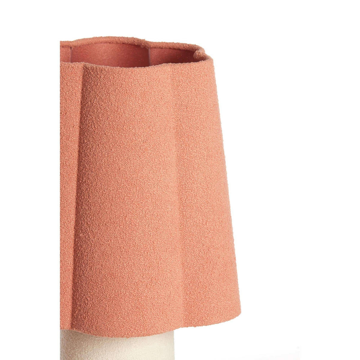 TISCHLAMPE Musaby Rosa 25/25/50 cm - Pink, Textil (25/25/50cm) - Light & Living