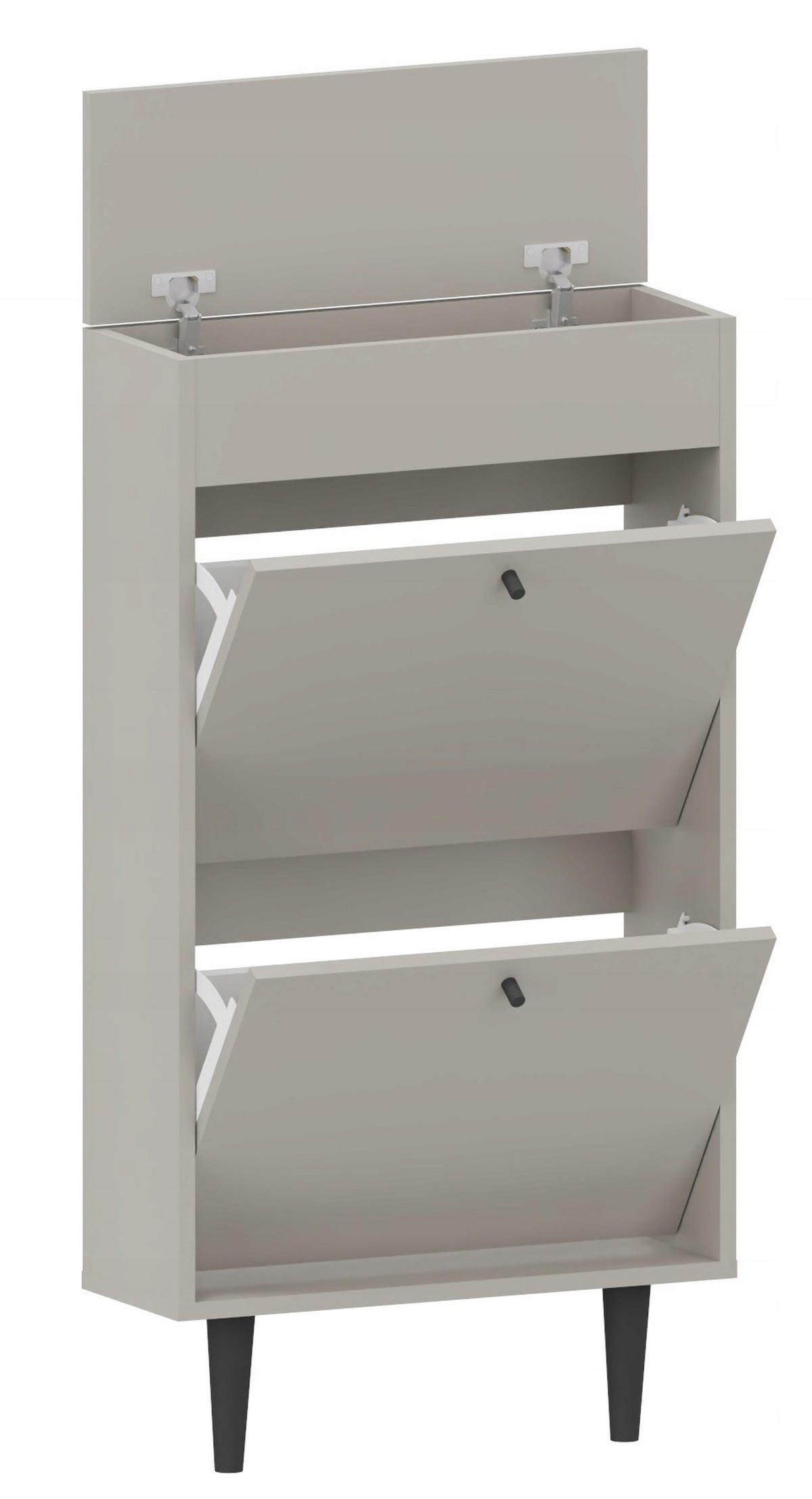 SCHUHSCHRANK Dotti 521 Kaschmir 55/21/104 cm Wandmontage - Kaschmir, Holzwerkstoff (55/104/21cm) - Matkam Möbel