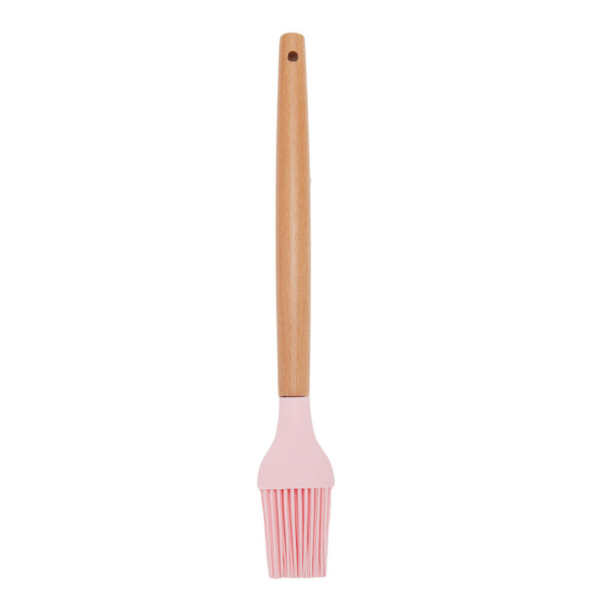 KÜCHENUTENSILIEN 11er-Set Holzhandgriff Silikon Rosa - Rosa, Holz/Kunststoff (13/34/12.5cm) - Livingandhome