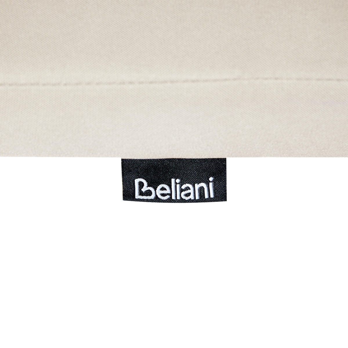 GARTENSTUHL 2er-Set Dunkelbraun/Taupe Amantea Premium - Taupe/Dunkelbraun, Holz (54/105/69cm) - Beliani