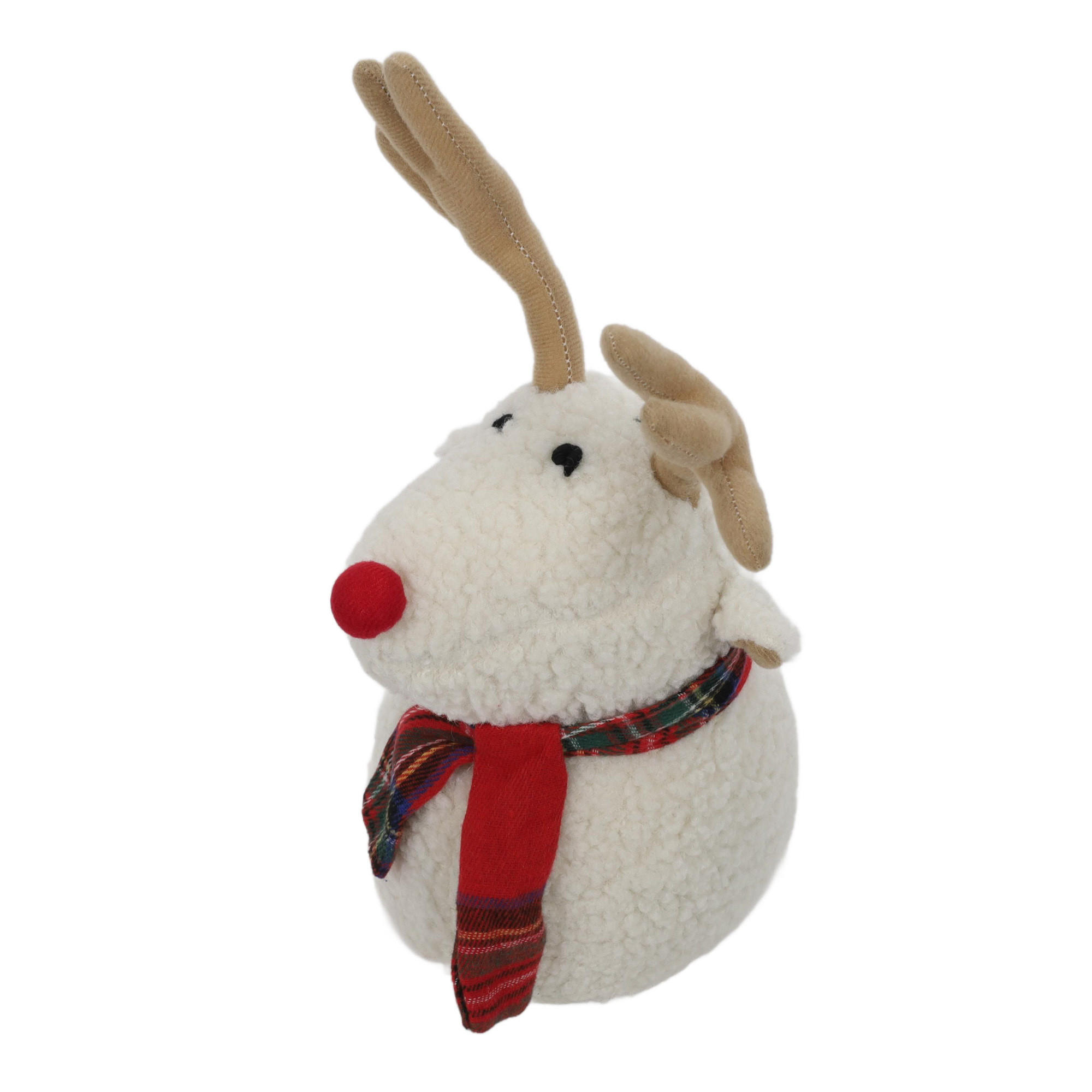 TÜRSTOPPER Rentier - Weiß, Textil (20/22cm) - Home Styling Collection