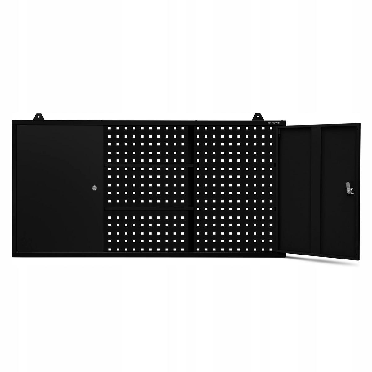 WERKZEUGSCHRANK BEN - Schwarz, Metall (120/60/20cm) - Jan Nowak