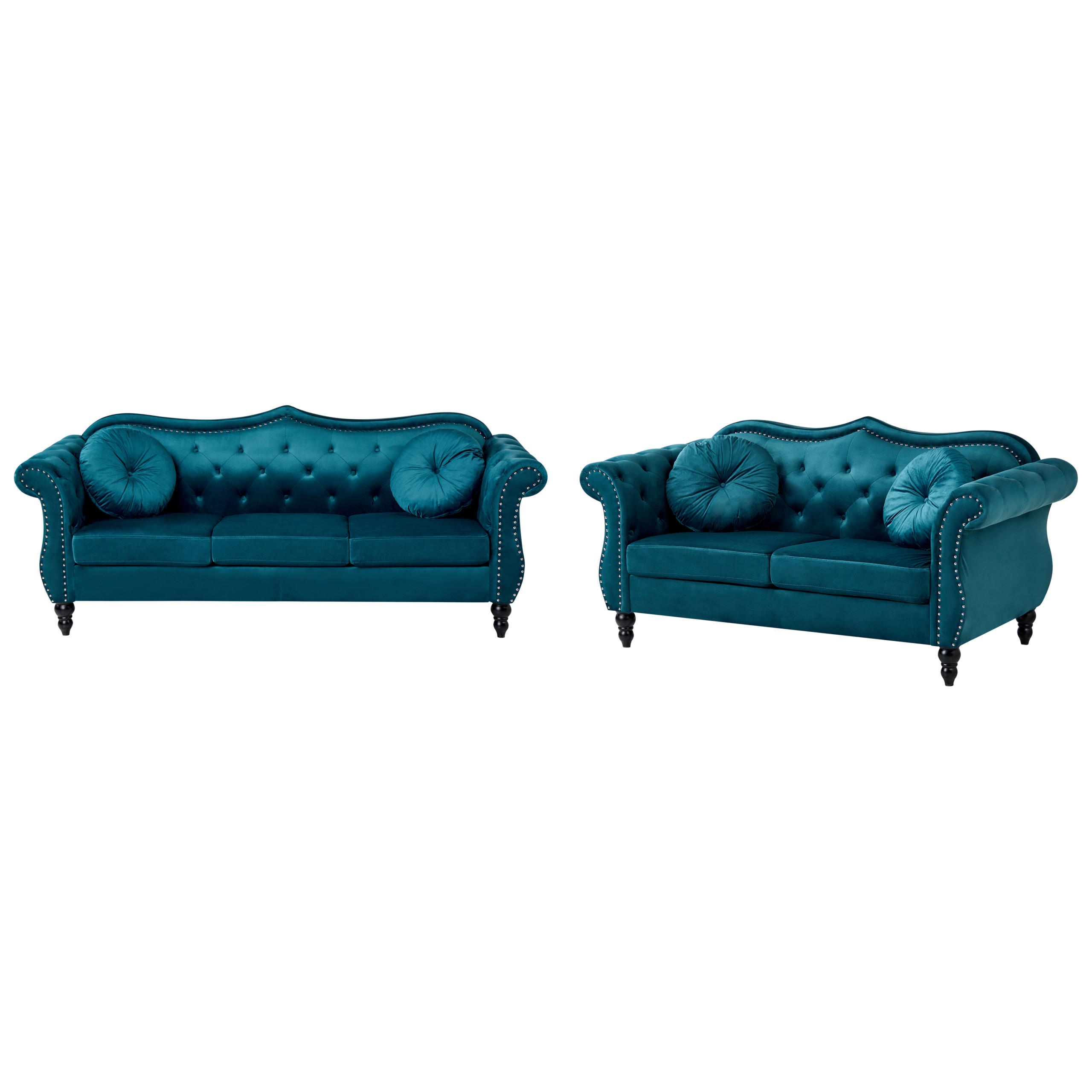 Beliani Sofa-Set Jadegrün 204x86x79 cm