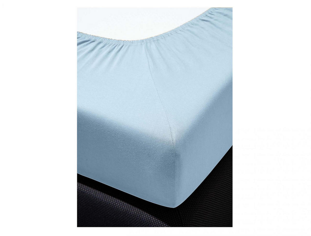 SPANNBETTTUCH ORION 0009 - Blau, Textil (150/200cm) - Irisette